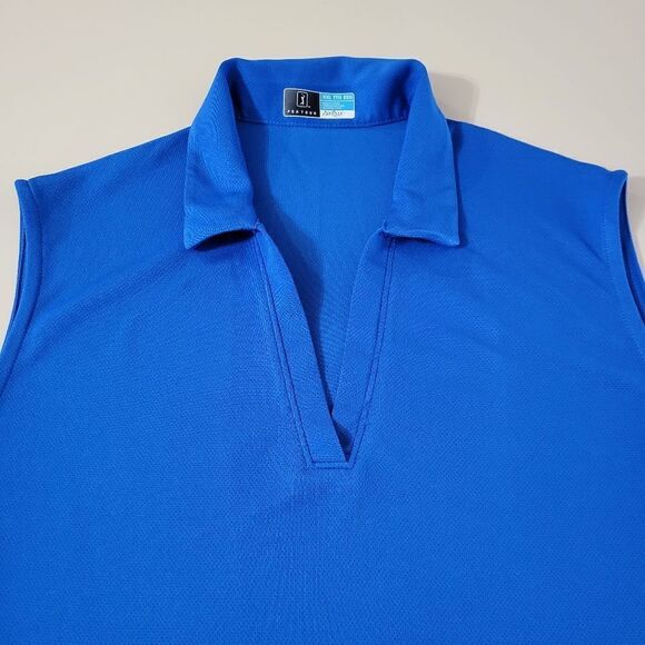 PGA TOUR Womens Solid Sleeveless Golf Shirt - Picture 8 of 10